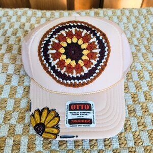 Custom Crochet Trucker Hat - Handmade - OTTO Brand - FREE Shipping